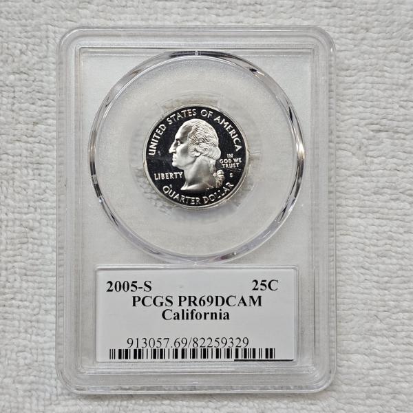 2002-S Ohio State Quarter 90% Silver Proof Coin PCGS Graded PR69DCAM