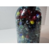 Image 7 : Vintage Large Mason Jar Full of Assorted Marbles Including Some Uranium 