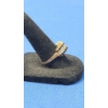 Image 3 : 10K Gold Women's Ring With Dark And Clear Stones - Size: 9 - Weight: 2.7g