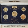 Image 2 : 1999 24k Gold-Plated U.S. Mint 5-Coin Set 