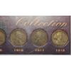 Image 3 : World War I Penny Collection In Display - 1914, 1915, 1916, 1917, 1918