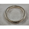 Image 1 : Very Nice Sterling Silver Silpada Style Hammered Thick Bangle Bracelet Weighing About 41 Grams