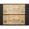 Image 1 : Lot of Two First National College Bank Mount Union College 100 Dollar Paper Notes - Possible Ads!