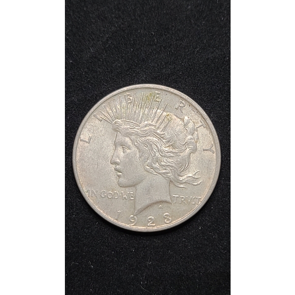1923-D 90% Silver Peace Dollar