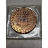 Image 3 : One AVDP Ounce of Copper with Protective Sleeve - Walking Liberty Design