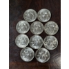 Image 2 : 1957 Brilliant Uncirculated Franklin Half Dollars - $5.00 Face Value