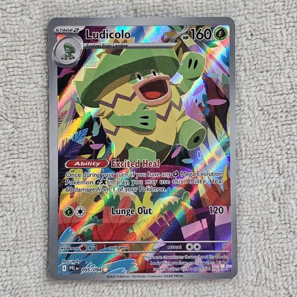 Ludicolo 095/094 Holo Rare Pokémon Trading Card