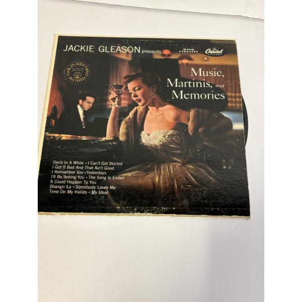 Jackie Gleason Music, Martinis, and Memories - Capitol Records - Gold- Record Award 