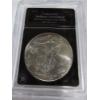 Image 2 : 2014 1 oz Brilliant Uncirculated American Eagle .999 Fine Silver Ounce Coin