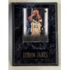 Image 1 : LeBron James Upper Deck St. Vincent National Champs Card Mounted on a Plaque
