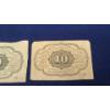 Image 6 : Lot of Two 10 Cents First Issue United States Fractional Currency With Monogram FR#1242 