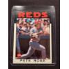 Image 1 : 1986 Topps Pete Rose Cincinnati Reds Card #1 Baseball Card - Mint Condition