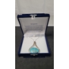 Image 1 : Sterling Silver & Turquoise Necklace - Total Weight: 13.9g