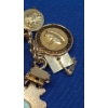 Image 6 : Beautiful 14K Gold Charm Bracelet Loaded With Matching Charms - Total Weight 74.1 Grams!