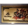 Image 6 : Rare Disney Minnie Mouse Gold Foil .999999 - 24K Gold Note In Protective Holder - Mint Condition	