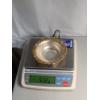 Image 6 : Sterling Silver Ornate Dish With Gold-tone Accents - Weight: 51.2g