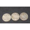 Image 2 : 1941 & 1942 90% Silver Walking Liberty Half Dollars - Face Value: $1.50
