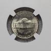 Image 2 : NGC MS66 1943-S Jefferson Silver Wartime Nickel With Original Bag Fragment BullionPLUS Holder
