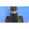 Image 2 : 14K Gold Leaf Carved Stud Back Earrings & 14K Gold Ring With Diamonds - Size 3 - Total Weight: 2.6g