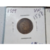 Image 4 : 4 BETTER DATE Indian Head Cents 1863, 1682, 1909, 1879