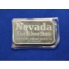 Image 3 : 1 Troy Ounce.999 Fine Silver Bar - Nevada "The Silver State" Minted By Carlino Silver Co.