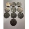 Image 1 : 10 - Eisenhower United States Dollar Coins - All Mint Condition