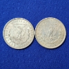 Image 2 : Two 1921 Silver Morgan Dollars - 90% Silver U.S. Coins 