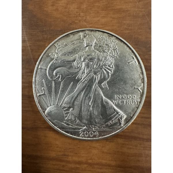 2004 American Silver Eagle - 1 Troy oz .999 Silver