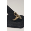 Image 3 : Vintage Style 14K Yellow Gold Freeform Statement Ring - Size 8.5 - Weight: 4.5g 