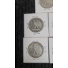 Image 7 : (5) Walking Liberty 90% Silver Half Dollars 1935,1936-S, 1941-D, 1941-S & 1942-D Face Value: $2.50