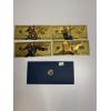 Image 1 : Trump Gold Foil Notes  "$100,000" Superman - Captain America - Bow & Arrow - "$100" Trump Gold Foil 