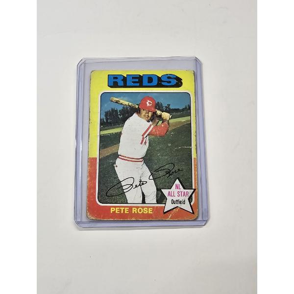 1975 Topps Baseball Card - Pete Rose Cincinnati Reds #320