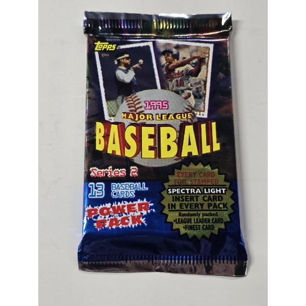 1995 Topps MLB Series 2 Trading Cards - Unopened Sealed Pack (13 Cards)