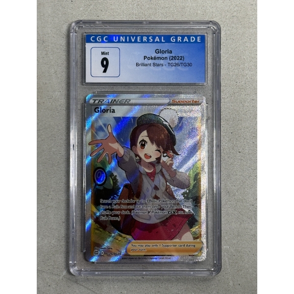 CGC 9 - 2022 Pokemon Trainer Gloria Card - Brilliant Stars Set TG26/TG30