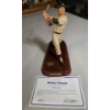 Image 1 : Limited Edition, Excellent Condition Danbury Mint Mickey Mantle 8'' All Star Figure On Wood Base 