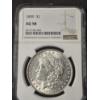 Image 1 : NGC AU58 1899 Morgan Silver Dollar
