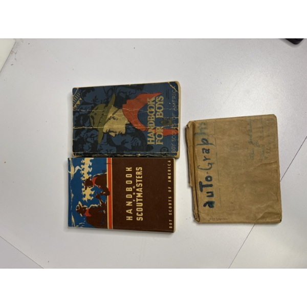 Boy Scout Books - Auto-Graphs - Handbook for Boys - Handbook for Scoutmasters