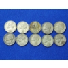 Image 1 : x10 Assorted Years Jefferson Wartime Nickels FV: $0.50