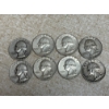 Image 1 : 90% Silver U.S. Quarters - FV $2.00 - Various Years 