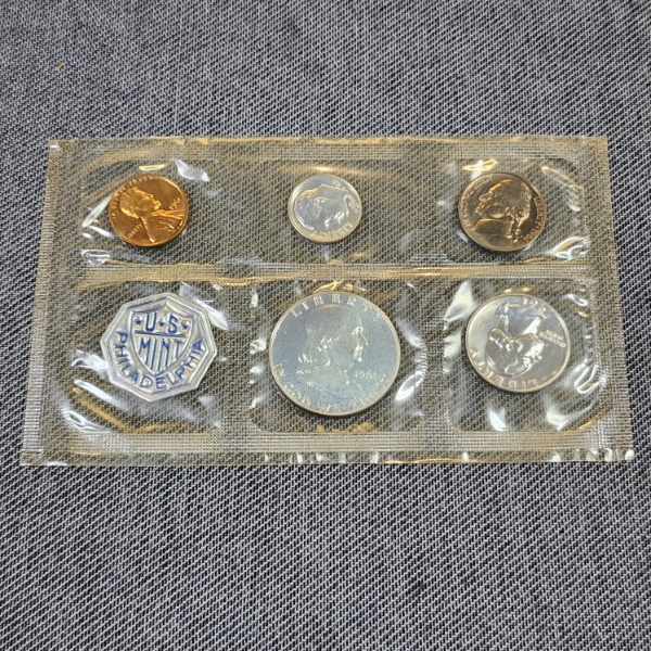 1961 United States Mint Silver Proof Coin Set Ft. Many 90% Silver Coins ~ ASW of 0.6149 Troy Ounces