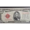 Image 4 : United States Series 1928 F Red Seal $5 Bank Note With Clarke And Snyder Signatures 