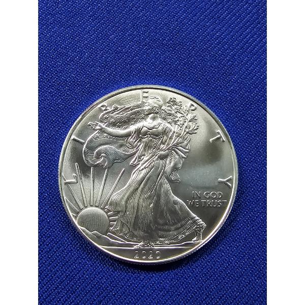 2020 American Silver Eagle Dollar Coin - 1 oz .999 Fine Silver