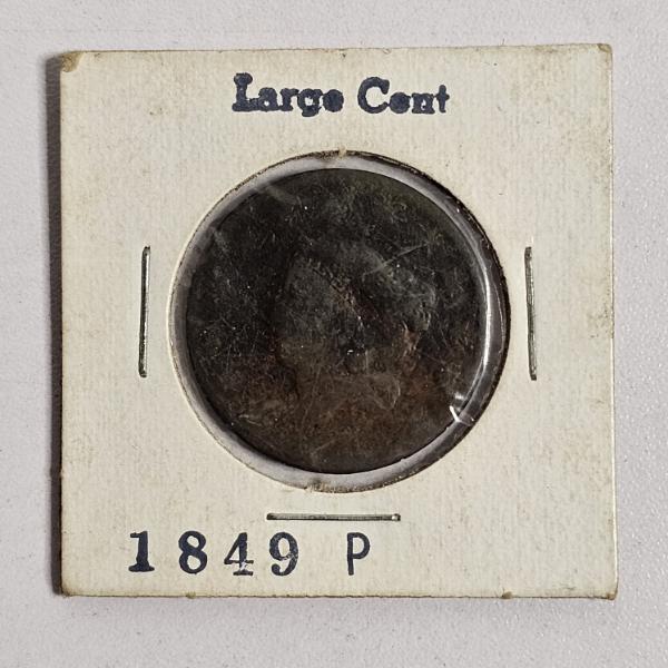 1849 Braided Hair 100% Pure Copper Large Cent