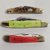 Image 1 : Three Distinct Traditional Folding Pocket Knives - Great for Collectors or Daily Use!!!