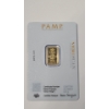 Image 3 : Pamp Suisse Lady Fortuna 2.5g 999.9 Fine Gold Bar Sealed In Official Veriscan Assay Card