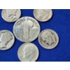 Image 5 : Assorted 90% Silver U.S. Coins: Dimes & Standing Liberty Quarter FV: $0.75