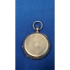 Image 4 : Vintage Robert Brandt Geneva Wound Full Jeweled Fine Sterling Silver Pocket Watch- Weight: 54.8g
