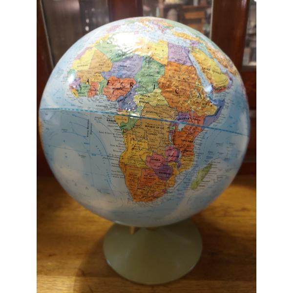 Vintage " REPOGLE " 12"  WORLD SERIES Desk Globe - Exc Condition See Pics