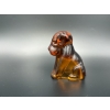 Image 2 : Degenhart Dogs - Dark Amber - Adorable Glass Dog Figurine - ~2.5 inches 