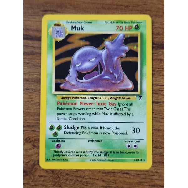 Muk 16/110 Holo Rare Vintage Pokemon Trading Card ~ NM/LP Condition!